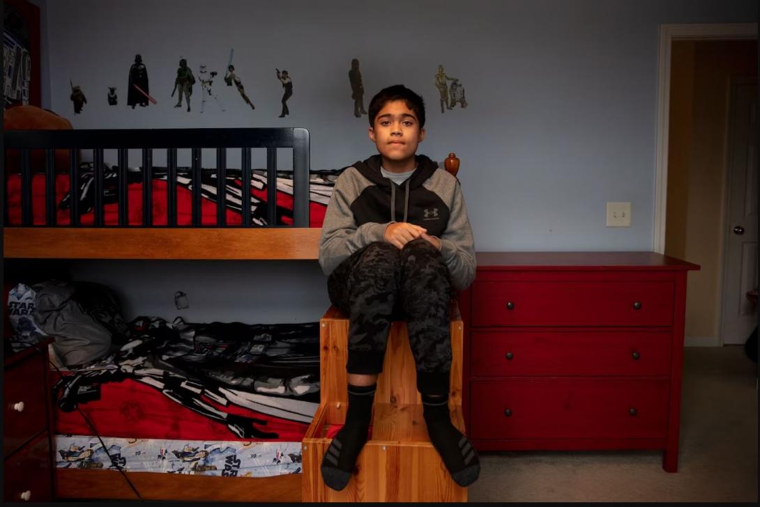 Aident 2021. december 15-én, a Georgia állambeli Mabletonban lévő otthonában fotózták le.